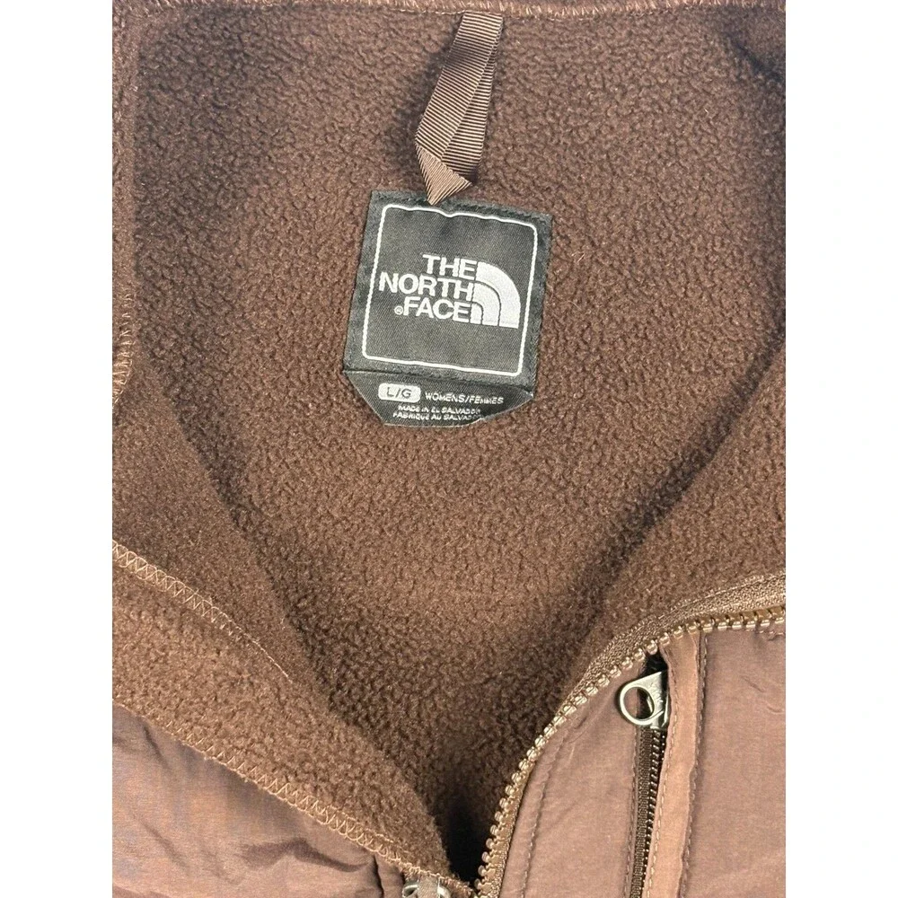 The North Face Men's Denali Polartec Fleece Jacket Large Brown Y2K Vintage 2007